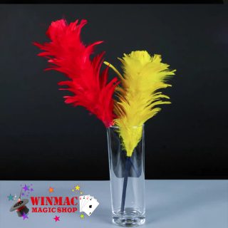 Color Changing Feather Flower Magic Trick