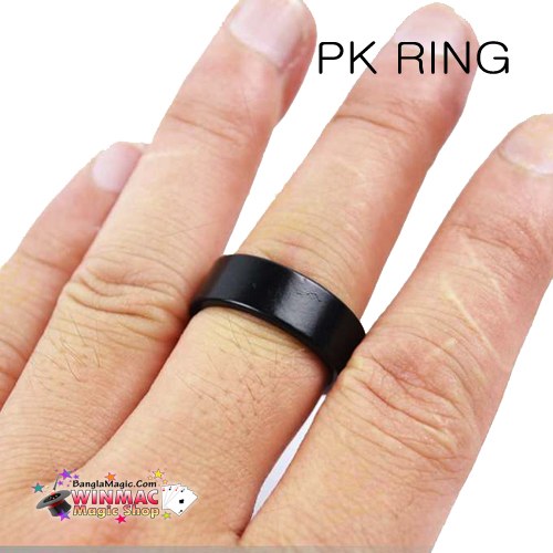 Black PK Ring 21mm | চুম্বকের আংটি