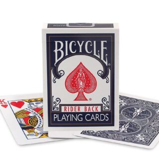 Bicycle rider back Playing Cards deck Blue