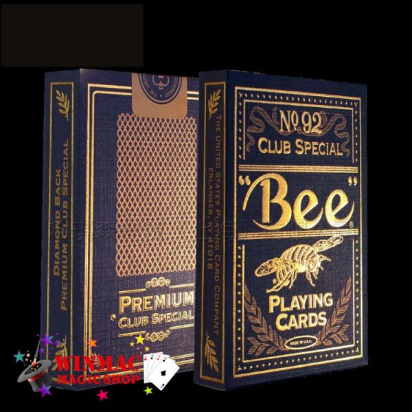Golden bee playing cards