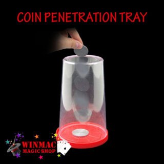 Coin Thru Glass magic tricks
