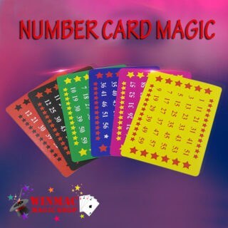 Number perspective cards magic tricks