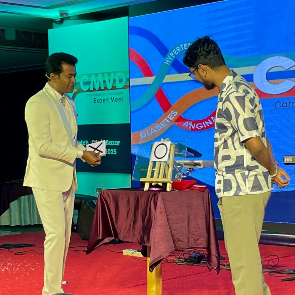 Perform Magic for prominent Doctors at CMVD Expert Meet Baywatch Cox's Bazar