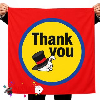 Bag to Blendo Stage Size Thank You Silk by Winmac Magic