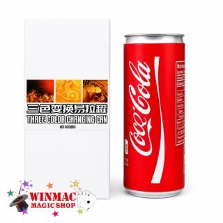 Three Color Changing Can by Winmac Magic Drink Magic Trick