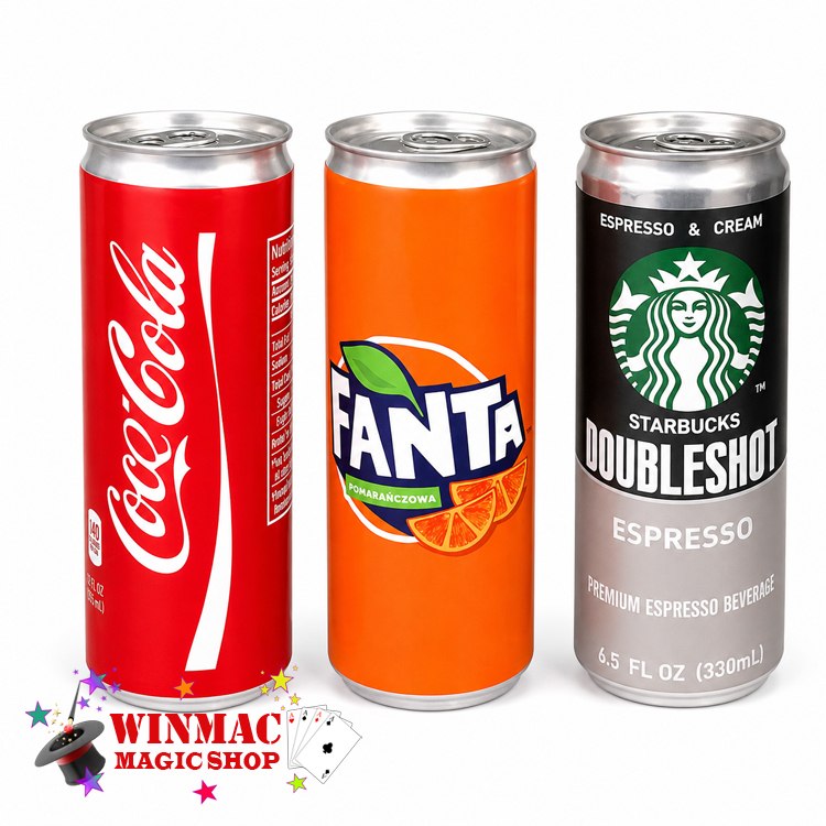 Three Color Changing Can by Winmac Magic Drink Magic Trick