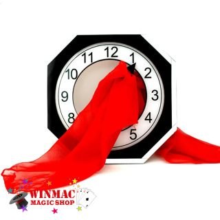 Super Silk Thru Clock by Winmac Magic Stage Magic Trick