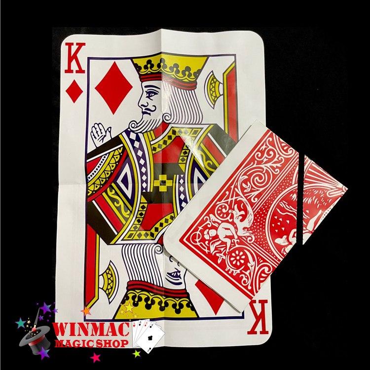 Center Tear Jumbo Card by Winmac Magic Stage Magic Trick