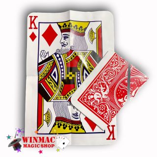 Center Tear Jumbo Card by Winmac Magic Stage Magic Trick