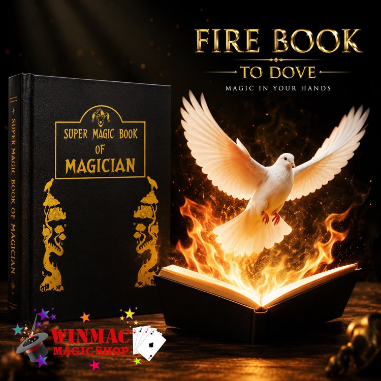 Dove From Fire Book by Winmac Magic Stage Magic Illusion