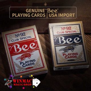 Bee Gold Standard Index Playing Cards